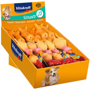 VITAKRAFT JUGUETES SURTIDOS MINI (MIX ANIMALES) PARA PERROS (36ud./caja)