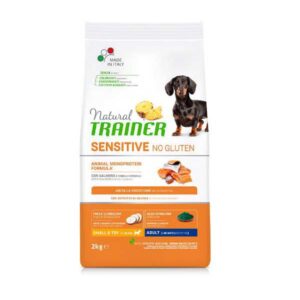 NATURAL TRAINER DOG SENSITIVE NO GLUTEN MINI ADULT SALMÓN 2Kg