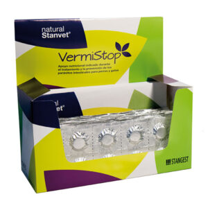 STANGEST VERMISTOP PARA PERROS Y GATOS 120comprimidos (12uds./caixa)
