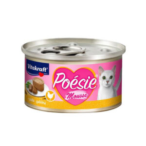VITAKRAFT POÉSIE COMIDA HÚMEDA PARA GATOS EN MOUSSE CON POLLO 85g (12uds./caja)