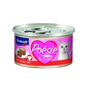 VITAKRAFT POÉSIE COMIDA HÚMEDA PARA GATOS EN MOUSSE CON TERNERA 85g (12uds./caja)
