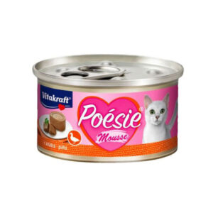 VITAKRAFT POÉSIE COMIDA HÚMEDA PARA GATOS EN MOUSSE CON PATO 85g (12uds./caja)