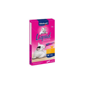 VITAKRAFT SNACK LÍQUIDO CON POLLO Y TAURINA PARA GATOS 90g (11uds./caja)