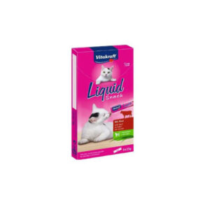 VITAKRAFT SNACK LÍQUIDO CON TERNERA E INULINA PARA GATOS 90g (11uds./caja)