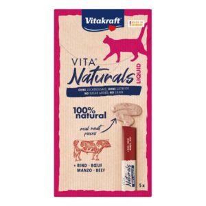 VITAKRAFT VITA NATURALS SNACK LIQUID TERNERA 75g (11uds./caja)