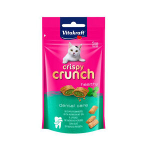 VITAKRAFT SNACK CRISPY CRUNCH DENTAL PARA GATOS 60g (8ud./caja)