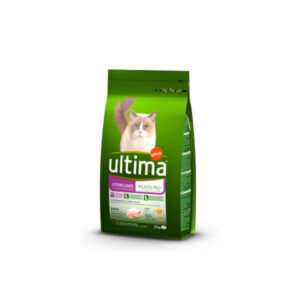 ULTIMA CAT STERILIZED HAIRBALL PAVO 1.5Kg - PVO9.95 (8uds./caja)