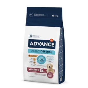 ADVANCE DOG MAXI VITALITY (+6 AÑOS) POLLO Y ARROZ 14Kg