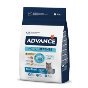 ADVANCE CAT ADULT STERILIZED PAVO 0.4Kg/1.5Kg/3Kg/6Kg/10Kg