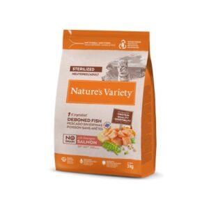 NATURE'S VARIETY CAT NO GRAIN ADULT STERILIZED SALMÓN NORUEGO 1.25kg/3kg/7kg