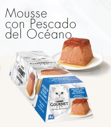 Gourmet Revelations Pack Mousse Con Pescado Del OcÉano 4x57g (6ud. Caja 