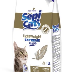SEPICAT LIGHTWEIGHT EXTREM FRESH 15L 6uds. - PVP 12.95€