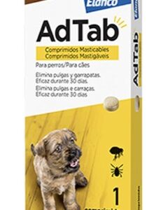 PROMOCIÓN ADTAB COMPRIMIDOS MASTICABLES ANTIPARASITARIOS PARA PERROS Y GATOS - (1 comprimido/caja)