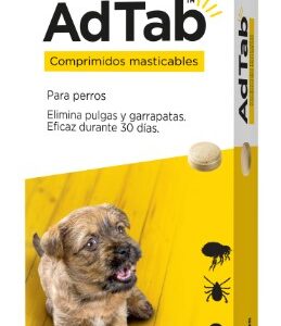 PROMOCIÓN ADTAB COMPRIMIDOS MASTICABLES ANTIPARASITARIOS PARA PERROS Y GATOS - (3 comprimidos/caja)