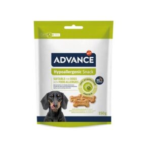ADVANCE DOG HYPOALLERGENIC SNACK 150g PVP3.35 (7 uds./caja)