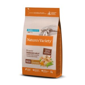 NATURE'S VARIETY DOG HEALTHY GRAINS MINI PUPPY POLLO 600g/1.5Kg/3Kg
