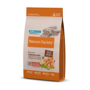 NATURE'S VARIETY DOG NO GRAIN MEDIUM/MAXI PUPPY SALMÓN NORUEGO 10Kg