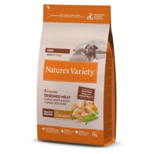 NATURE'S VARIETY DOG HEALTHY GRAINS MINI ADULT POLLO 600g/1.5Kg/3Kg/7Kg