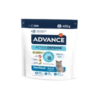 ADVANCE CAT ADULT STERILIZED PAVO 400g - PVO3.95€