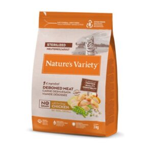 NATURE'S VARIETY CAT NO GRAIN ADULT STERILIZED POLLO CAMPERO 300g/1.25Kg/3Kg/7Kg