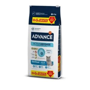 ADVANCE CAT ADULT STERILIZED PAVO 10+2Kg gratuitos