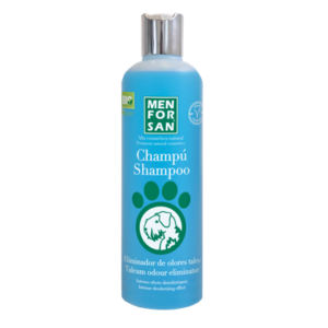 MENFORSAN CHAMPÚ ELIMINADOR DE OLORES TALCO PARA PERROS 300ml PVP5.95