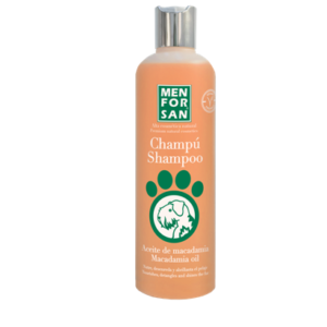 MENFORSAN CHAMPÚ CON ACEITE DE MACADAMIA PARA PERROS 300ml PVP5.95