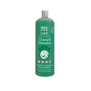 MENFORSAN CHAMPÚ REPELENTE DE INSECTOS CON GERANIOL PARA PERROS 1L - PVP7.95€