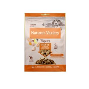 NATURE'S VARIETY DOG LIOFILIZADO TOPPERS POLLO 40g (7uds./caja)