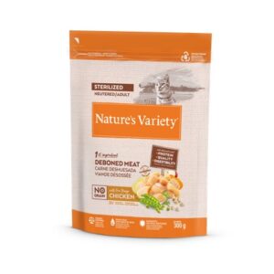 NATURE'S VARIETY CAT NO GRAIN ADULT STERILIZED POLLO CAMPERO 300g - PVO3.95€