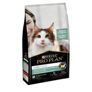 PRO PLAN CAT LIVECLEAR ADULT STERILIZED PAVO 1.4Kg/7Kg