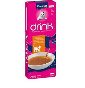 VITAKRAFT SNACK VITA DRINK CON POLLO Y TAURINA 150g (9uds./caja)