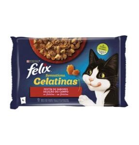 FELIX SENSATIONS FESTÍN DE SABORES 4x85g (12ud./caja)