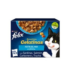 FELIX SENSATIONS FESTÍN DEL MAR 12x85g (6ud./caja)