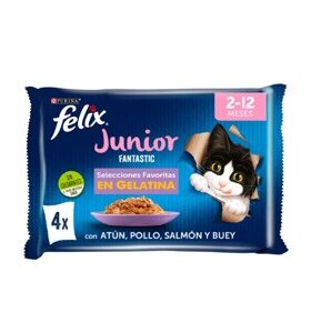 FELIX FANTASTIC JUNIOR 4x85g (12ud./caja)