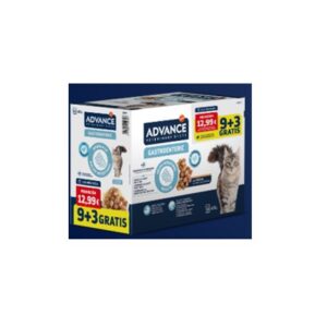 ADVANCE VETERINARY DIETS WET CAT GASTROENTERIC 85g 9+3 gratuitos (12ud./caja)