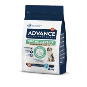 ADVANCE VETERINARY DIETS DOG FOOD INTOLERANCE MONOPROTEÍNA PATO 3Kg/12Kg