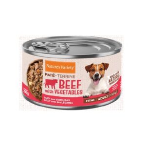 NATURE'S VARIETY DOG PATÉ LATA MINI ADULT BUEY 200g (12 uds./caja)