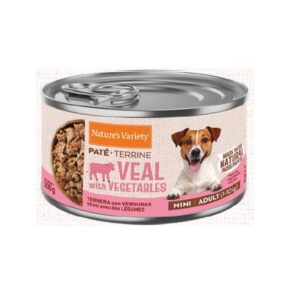 NATURE'S VARIETY DOG PATÉ LATA MINI ADULT TERNERA 200g (12 uds./caja)