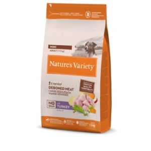 NATURE'S VARIETY DOG NO GRAIN MINI ADULT PAVO 1.5Kg