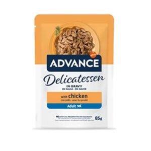 ADVANCE CAT WET ADULT DELICATESSEN POLLO 85g (24ud./caja)