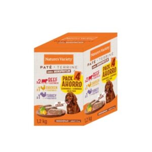 NATURE'S VARIETY DOG ORIGINAL NO GRAIN PATÉ MEDIUM/MAXI MULTIPACK 4x300g (4 uds./cajas) PVO10.40