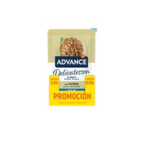 ADVANCE CAT WET ADULT DELICATESSEN PAVO 85g PVP0.99 (24ud./caja)