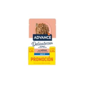 ADVANCE CAT WET ADULT DELICATESSEN SALMÓN 85g PVP0.99 (24ud./caja)