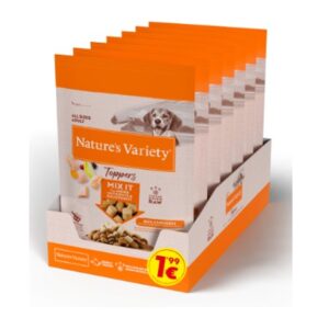 NATURE'S VARIETY DOG LIOFILIZADO TOPPERS POLLO 40g PVP 1.99 (7uds./caja)